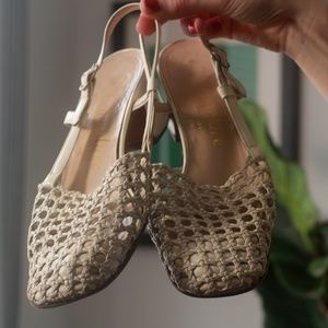 Vintage Braided Sling Back